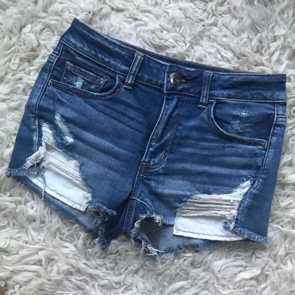 AE Hi-Rise Shortie Shorts